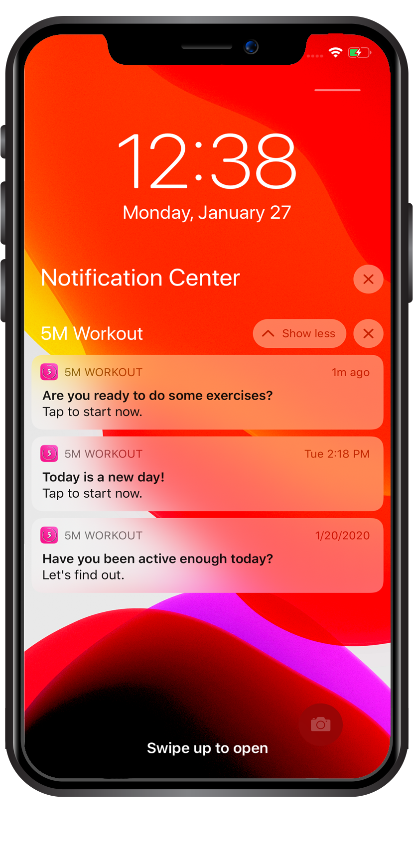 Push Notifications For Fitness AP Lab